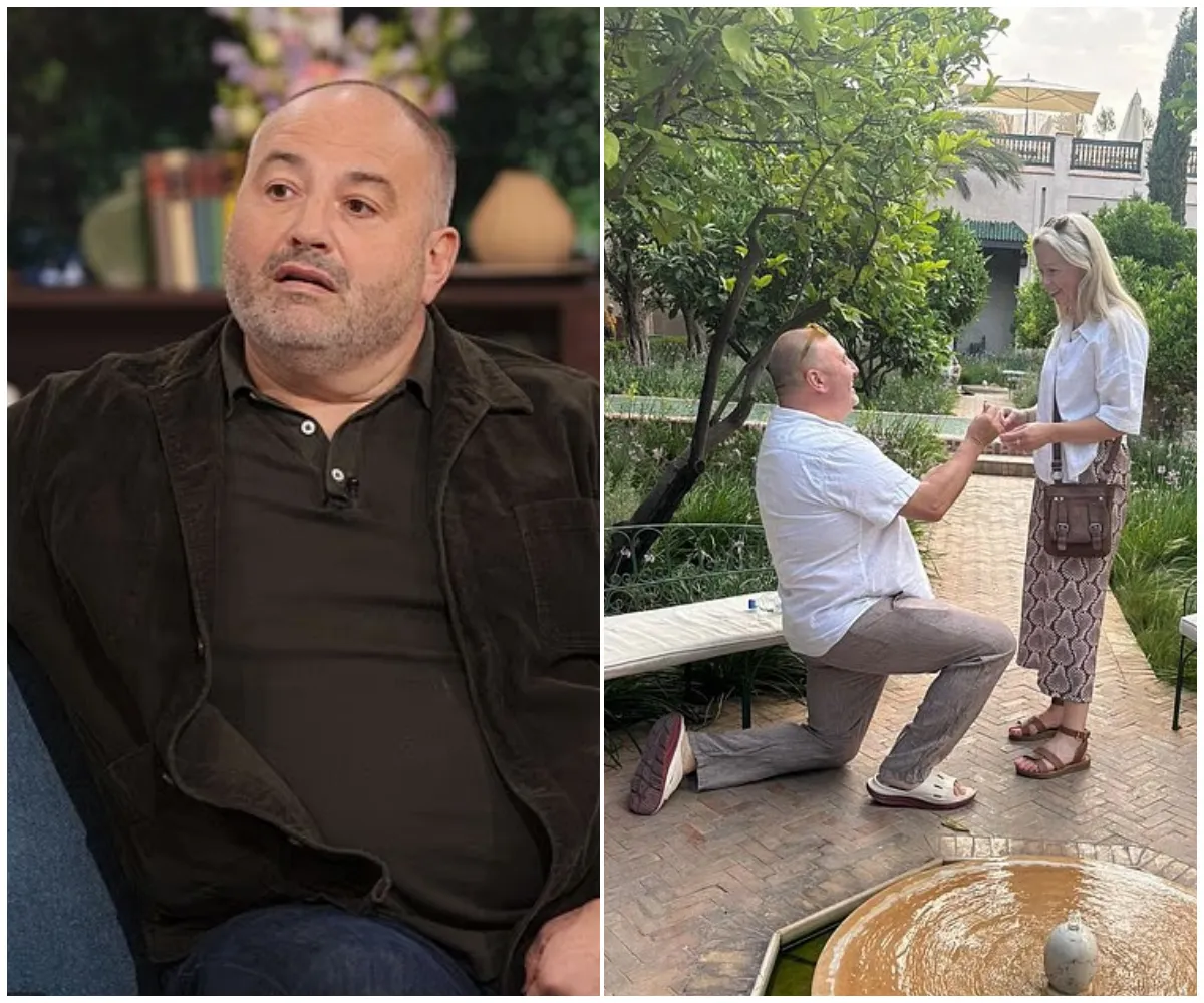 ‘Big news’ suddenly vanishes – Wynne Evans sparks split rumours with fiancée Liz Brookes just weeks after engagement as romantic Morocco post disappears and pair unfollow each other on Instagram - suong