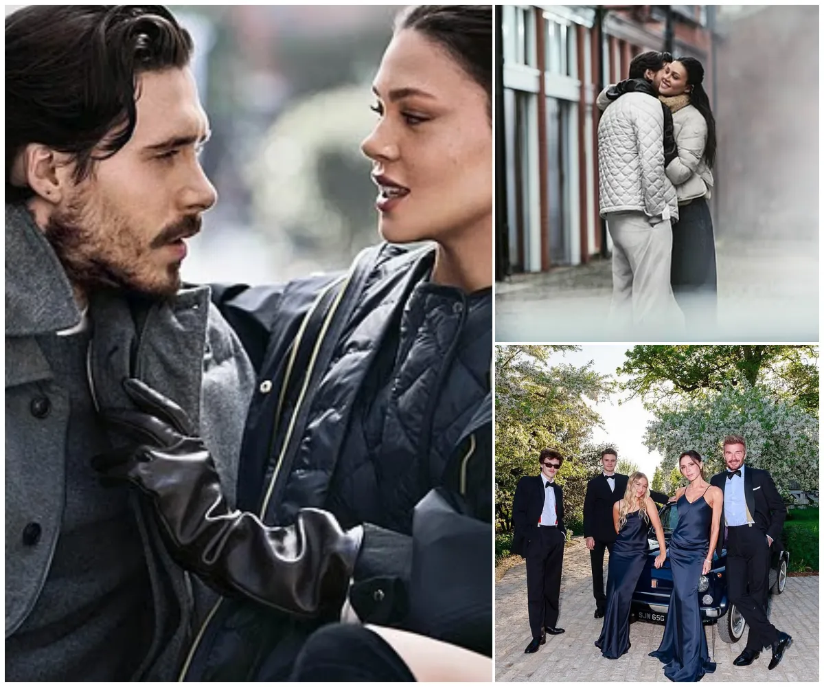 The photos that will break David and Victoria Beckham’s hearts – Brooklyn and Nicola secretly fly into London just two miles from family home to shoot Moncler campaign after snubbing his dad’s 50th birthday and leaving siblings in the dark - suong
