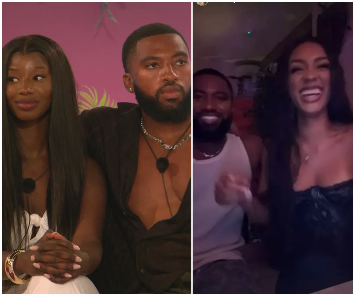 ‘We didn’t find love in the villa – but maybe out here’ – Dumped Love Island bombshells Malisha and Remell fuel romance rumours as they cosy up on wild night out with fellow ex-Islanders after brutal exits - suong