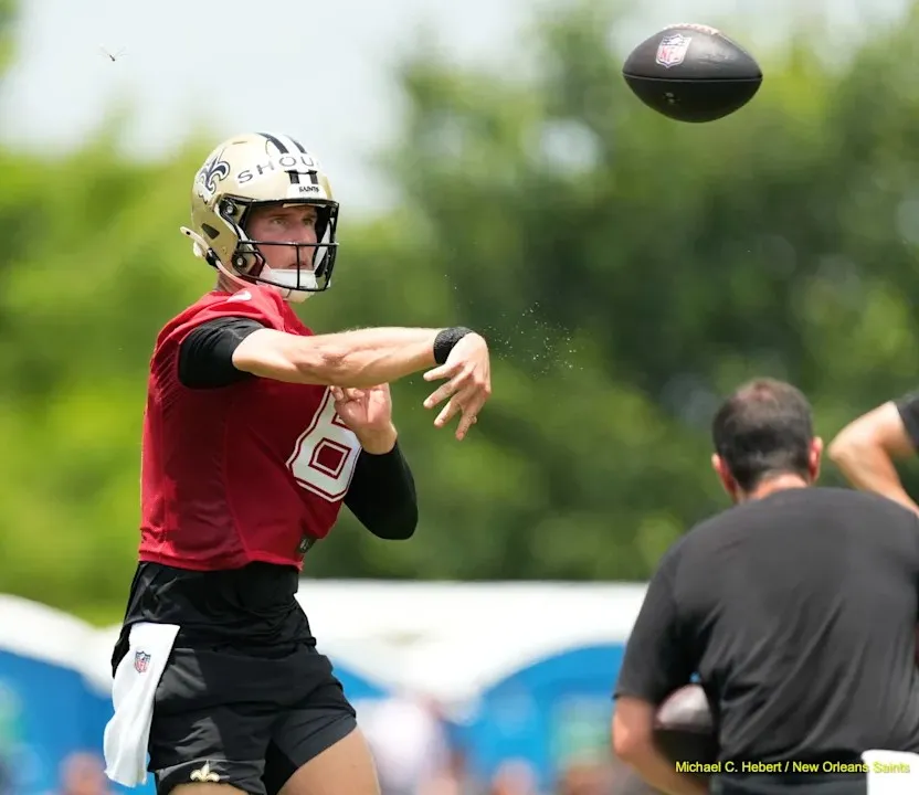 Future of Saints passing attack worked out together in Oregon, minus Spencer Rattler