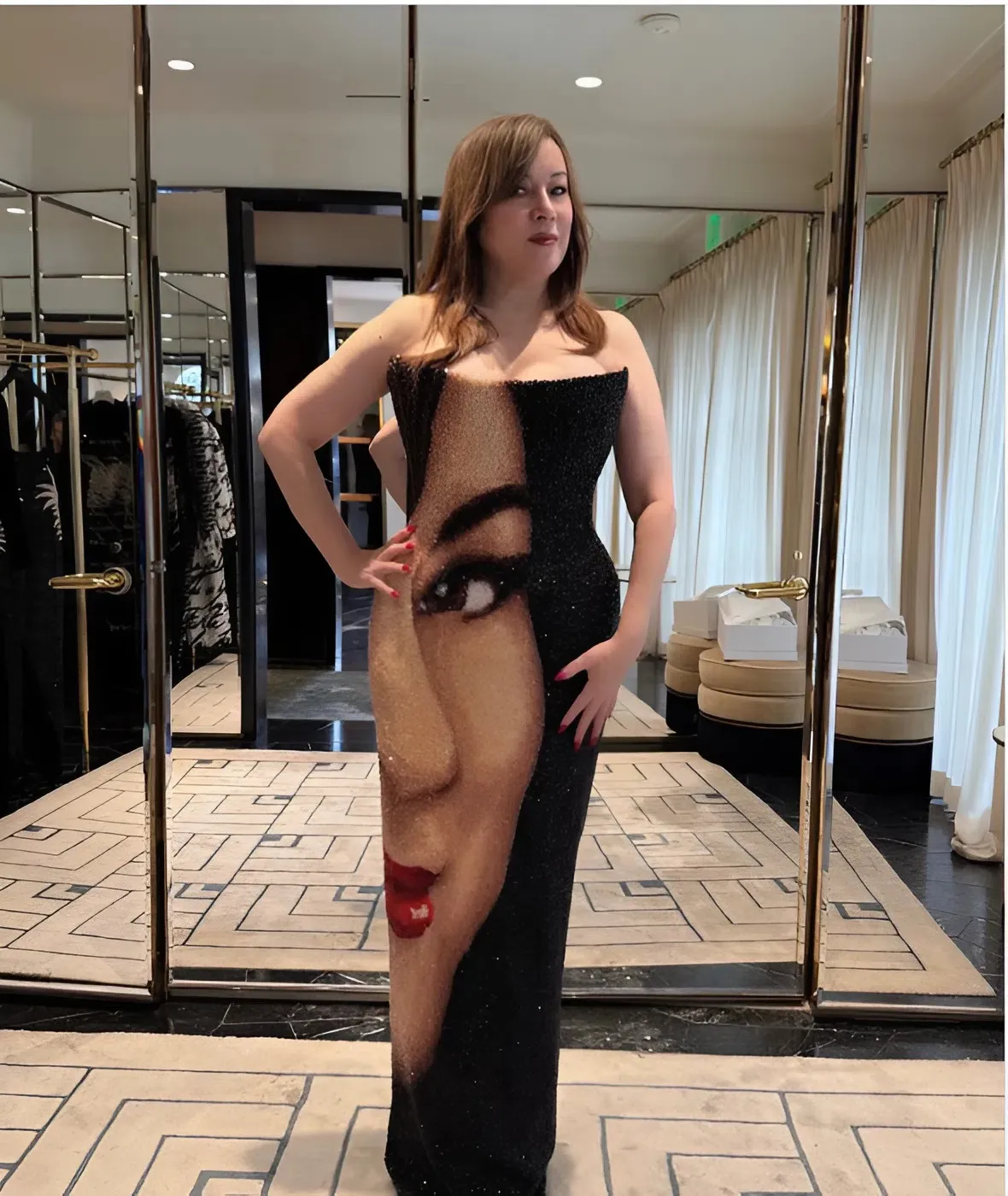 Jennifer Tilly Gasped at the Price Tag of Her Custom Balmain Dress — and Honestly, Same 😭 - lulu