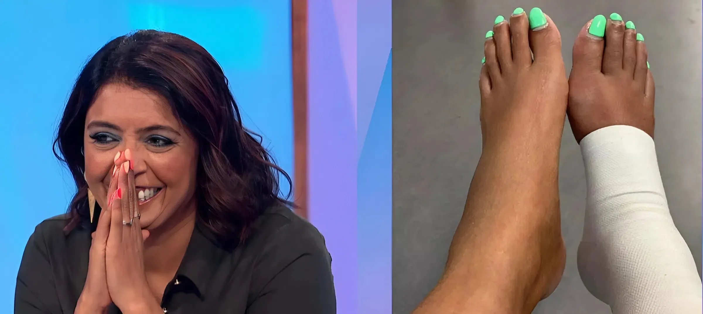 Loose Women’s Sunetra Sarker Reveals She’s ‘Unable to Walk’ After Shocking Freak Accident trucc