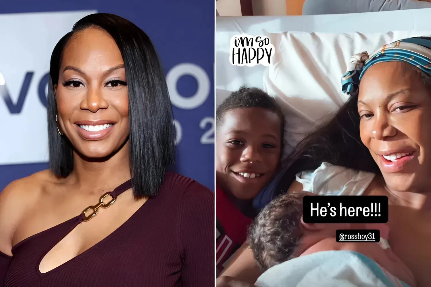 RHOA Star Sanya Richards-Ross Celebrates Arrival of Baby No. 3 with Husband Aaron Ross trucc