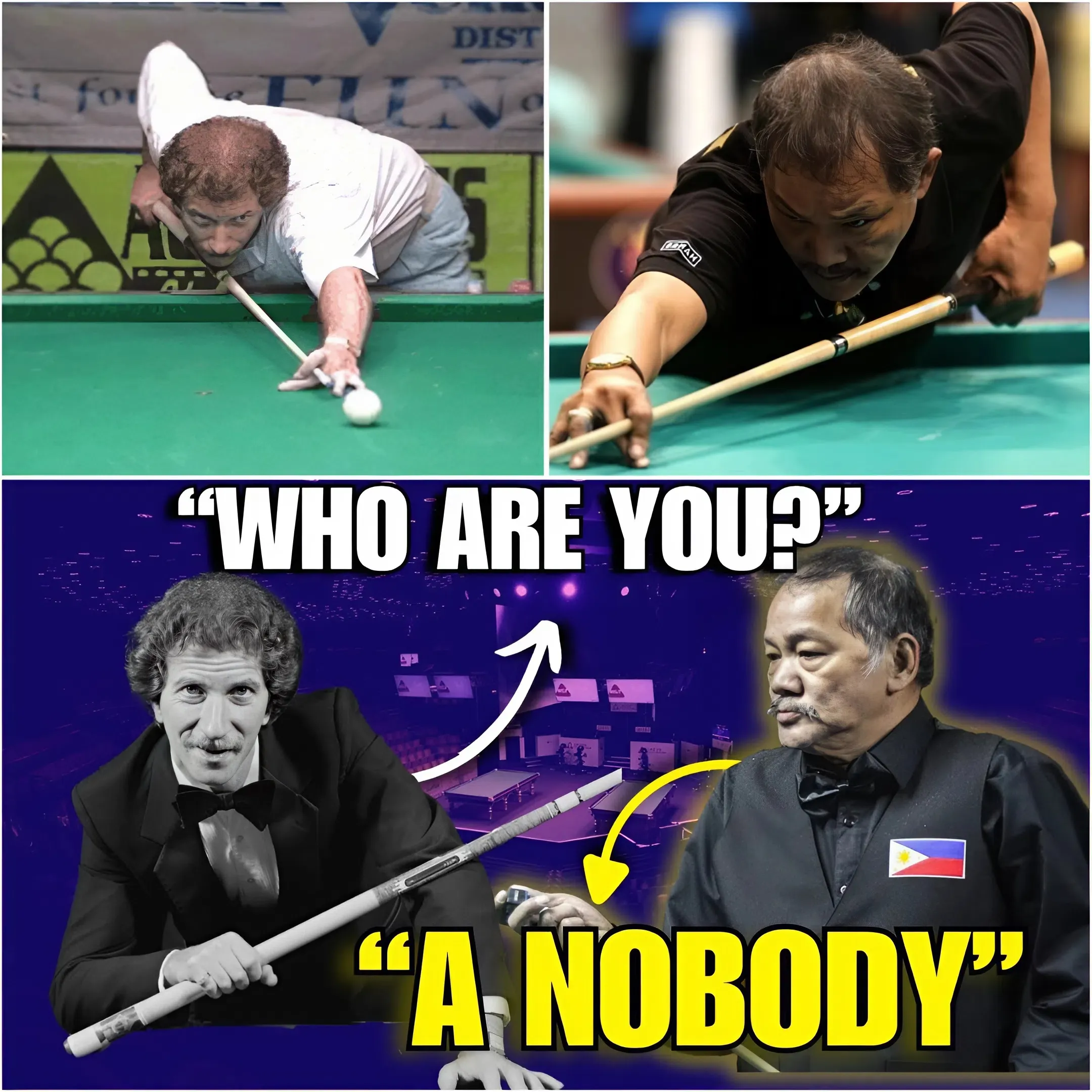 🎱 When two billiard titans face off, there can only be magic. Efren “Bata” Reyes, the legendary Filipino Magician, faces off against the great Rempe in a duel brimming with talent, precision, and seemingly impossible moves.