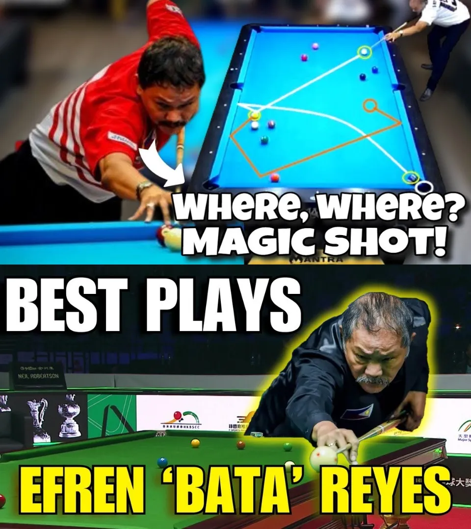 ⚡ This Is Why The World Calls Him A LEGEND – Efren Reyes And His Inexplicable Hits!