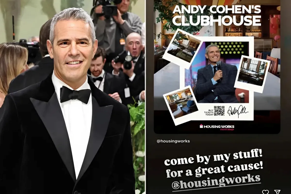 Andy Cohen's Charity Sale: Exclusive Offerings from His Home Including Furniture, Decor, and Other Hidden Gems! - lulu