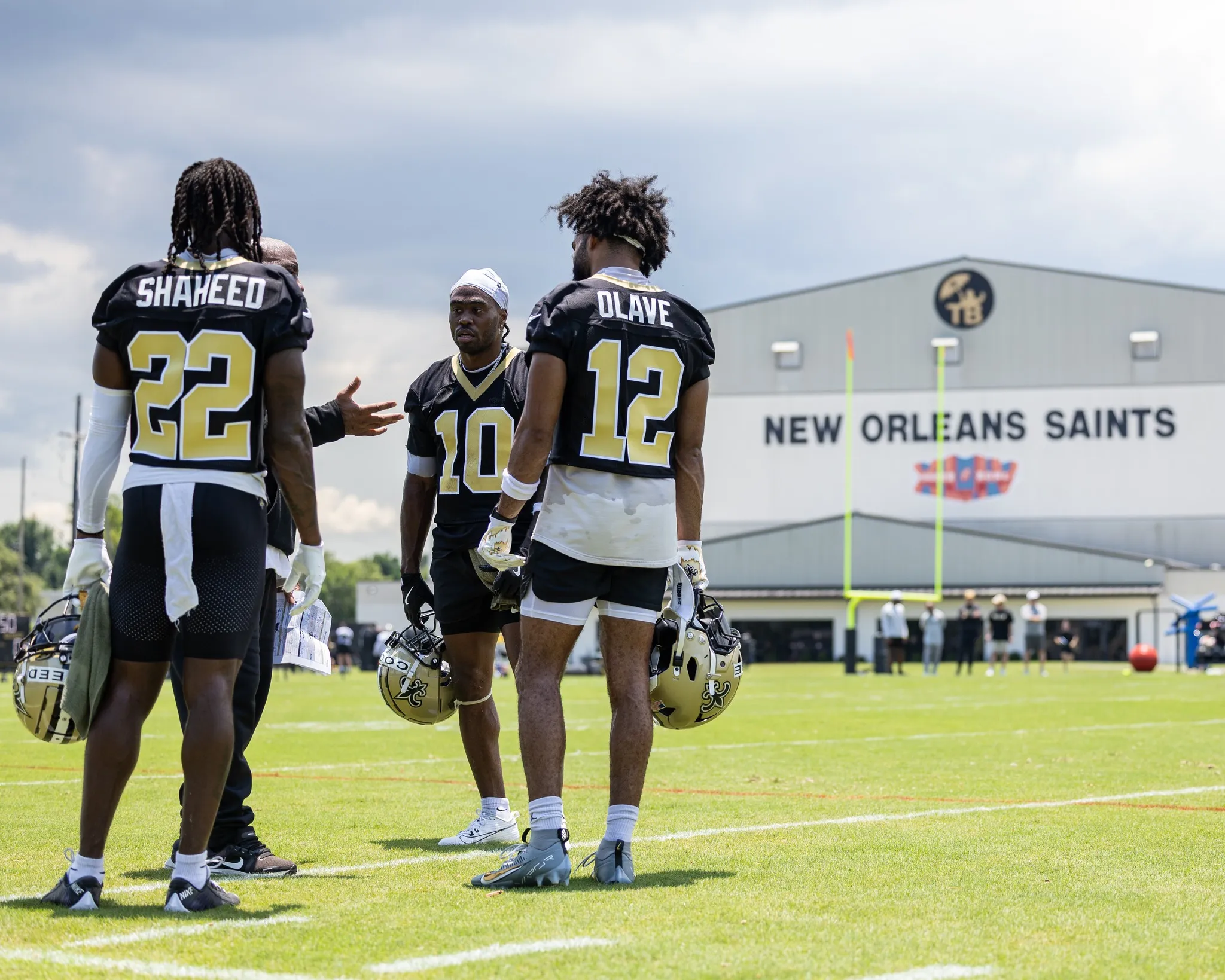 Saints WR Brandin Cooks organizes team workout with Shough, Olave, Shaheed in attendance