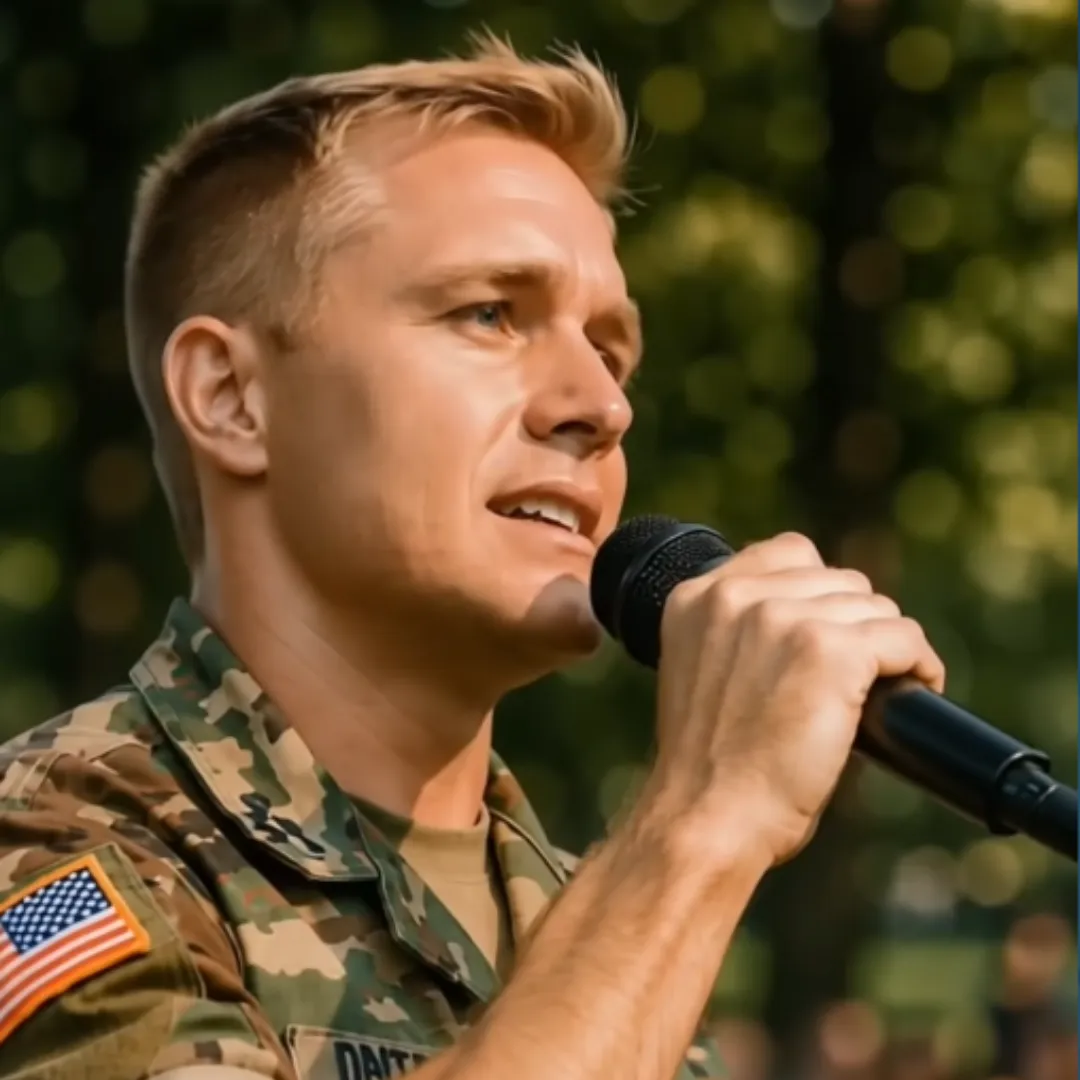 U.S. Navy Officer Moves Crowd with Heartfelt Performance of The Sound of Silence