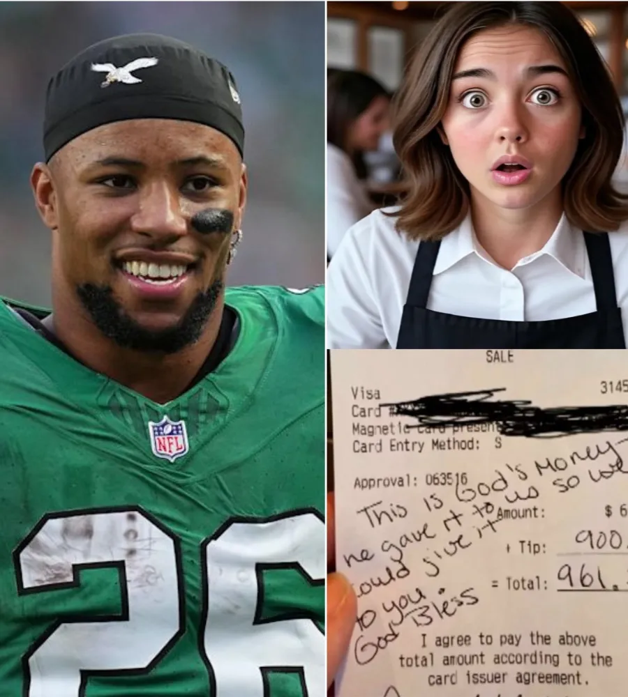 The Receipt That Changed Everything: Saquon Barkley’s Quiet Gesture Sparks National Wave of Kindness