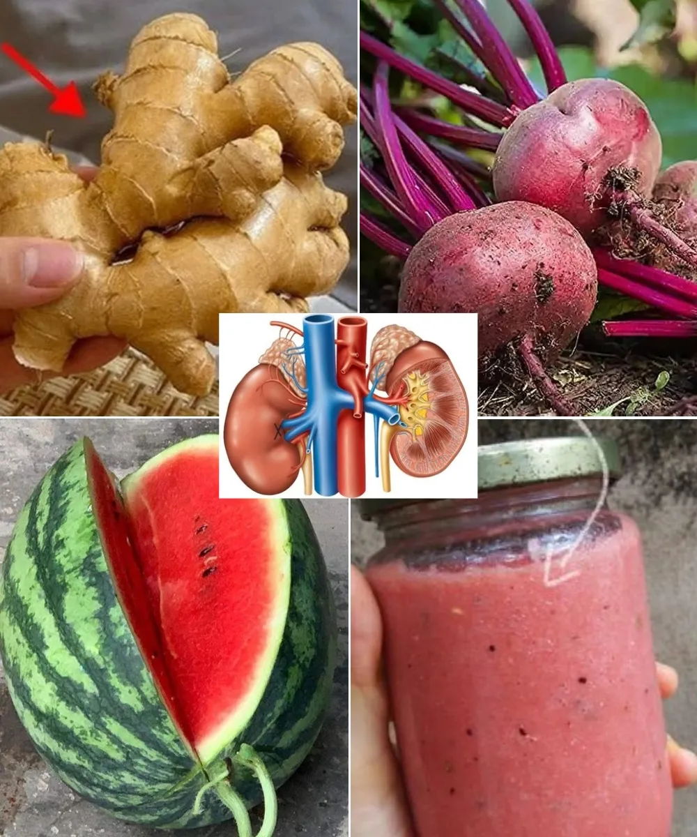 Ginger, Watermelon, and Beetroot Juice: A 15-Day Natural Kidney Cleanse That Actually Works