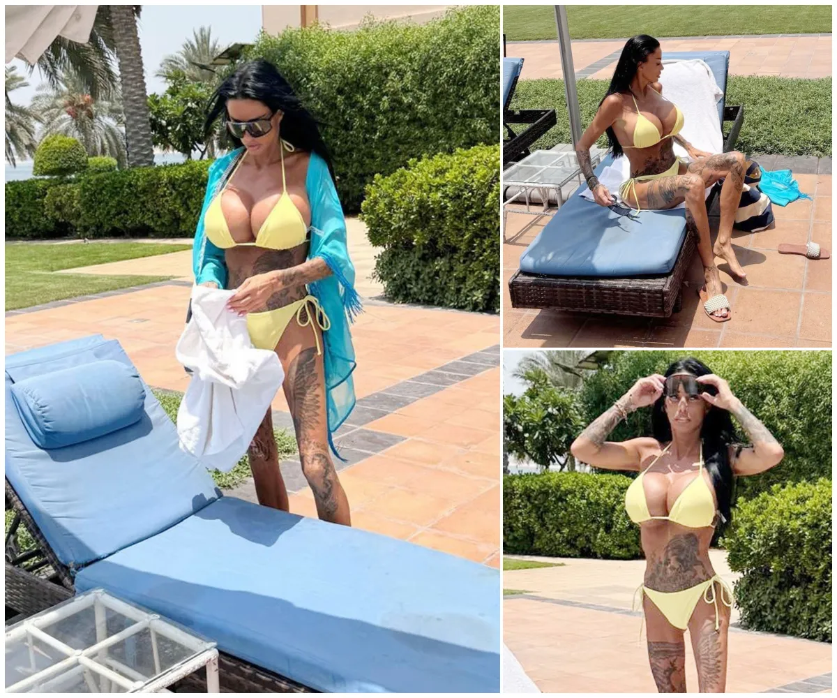 ‘My butt looks like a deflated balloon’ – Katie Price sparks fresh concern as she flaunts shrinking frame in tiny bikini on Dubai getaway, reveals exact weight and hits back at fans worried over her bony ribs and skinny legs - suong