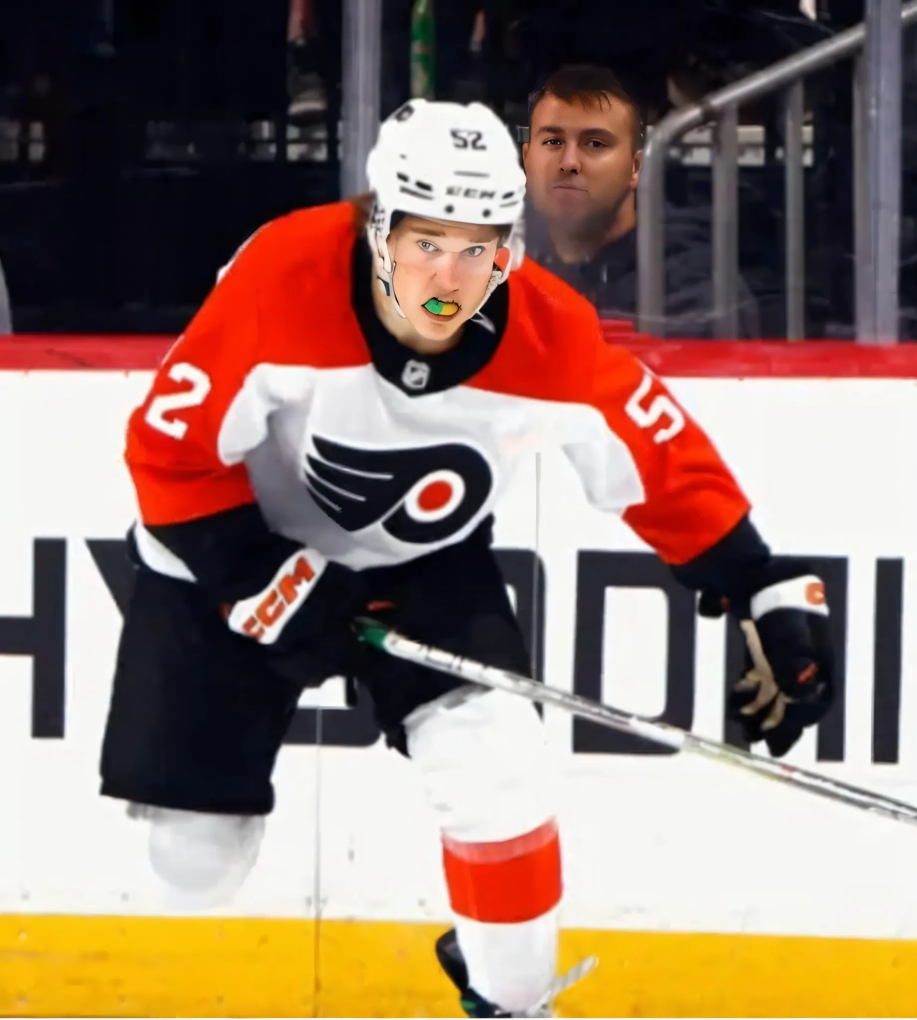 Denver Barkey won’t stop asking to get on the ice with Flyers