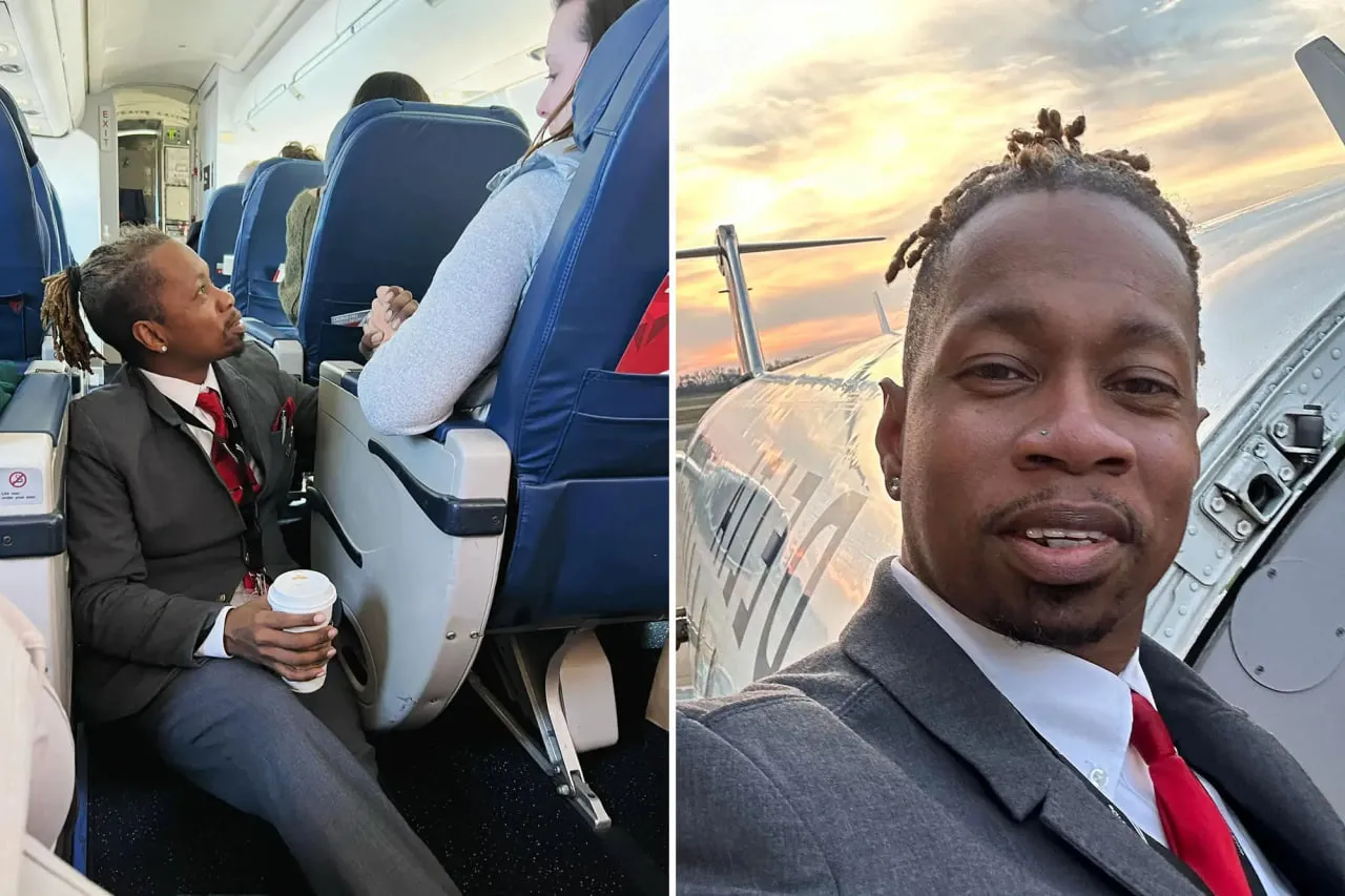 Delta flight attendant goes viral for comforting nervous woman on flight to JFK