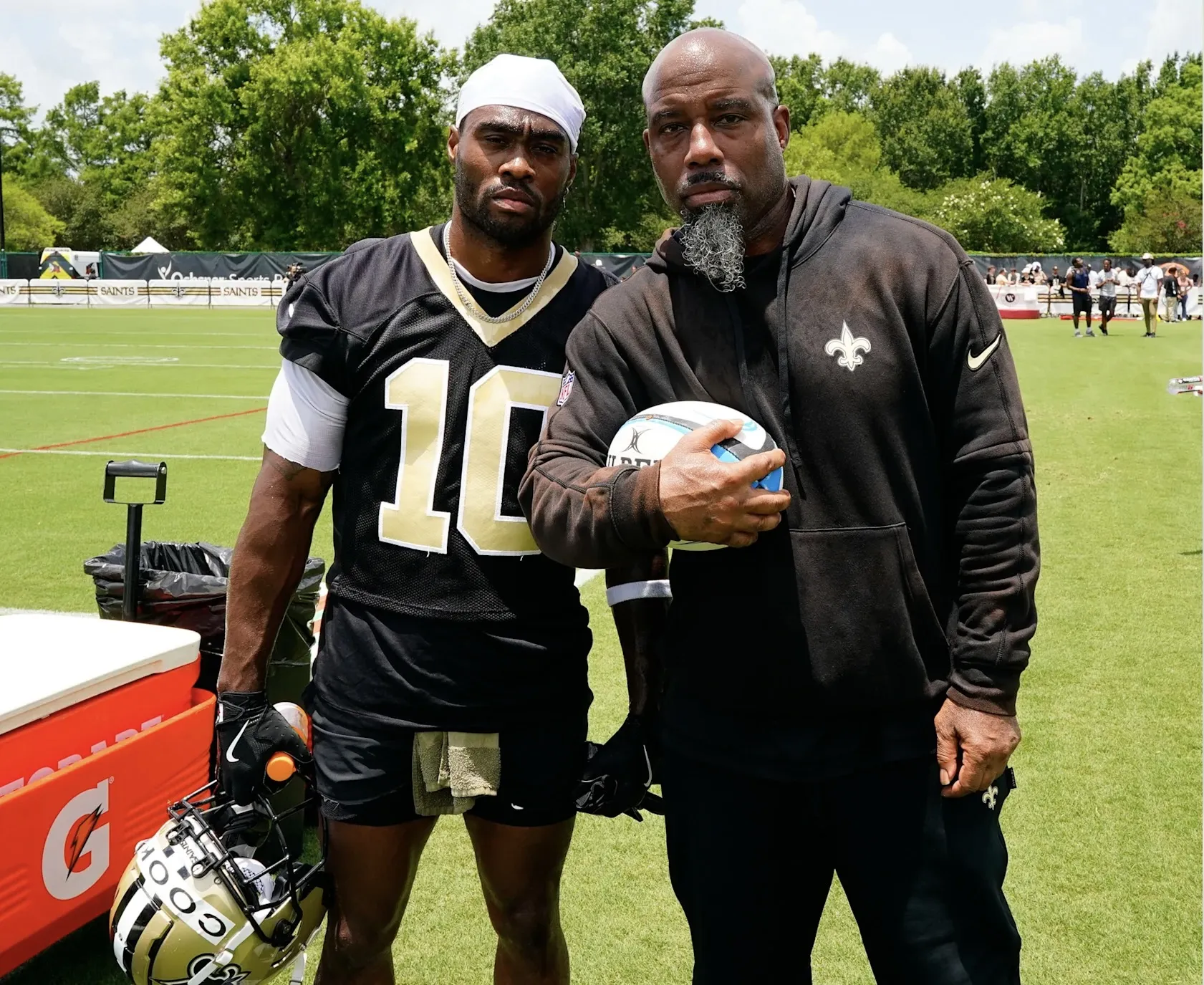 Brandin Cooks masterminds secret training as Tyler Shough and Jake Haener ignite fierce Saints quarterback battle