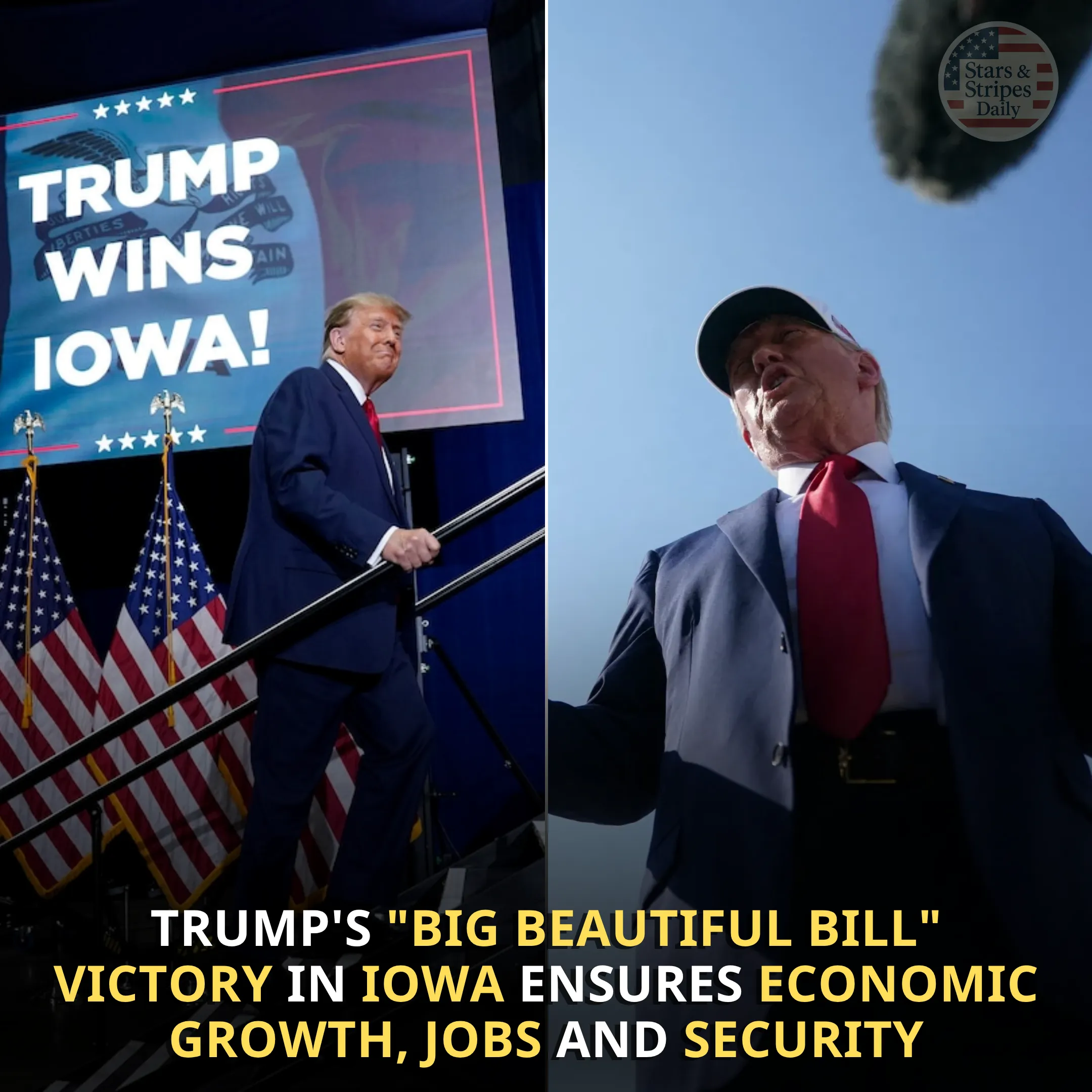 Trump Celebrates ‘Big Beautiful Bill’ Victory in Iowa and Sets Stage for Future Success
