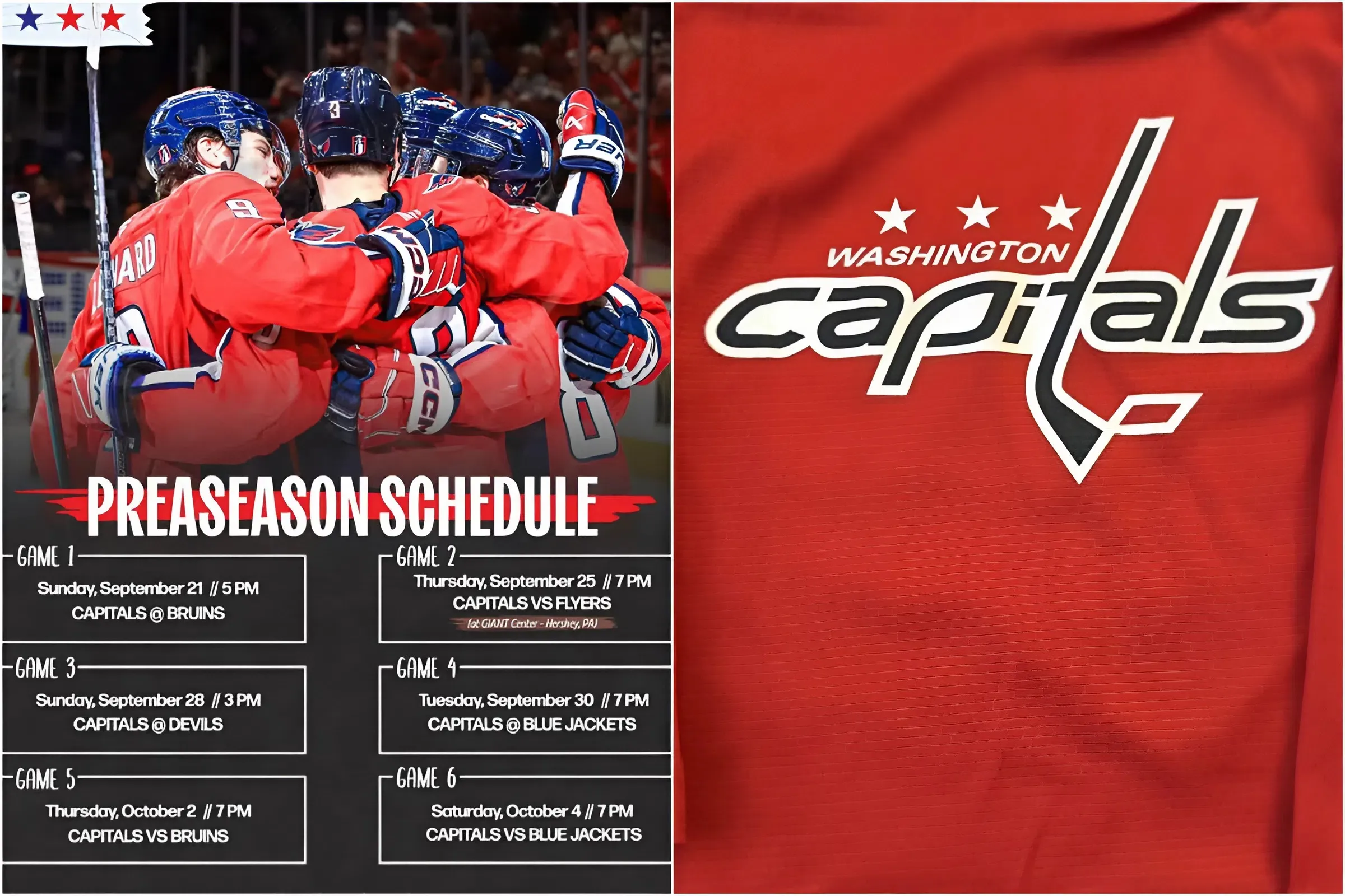 Washington Capitals Unveil 2025 Preseason Schedule: Key Matchups and Dates trucc
