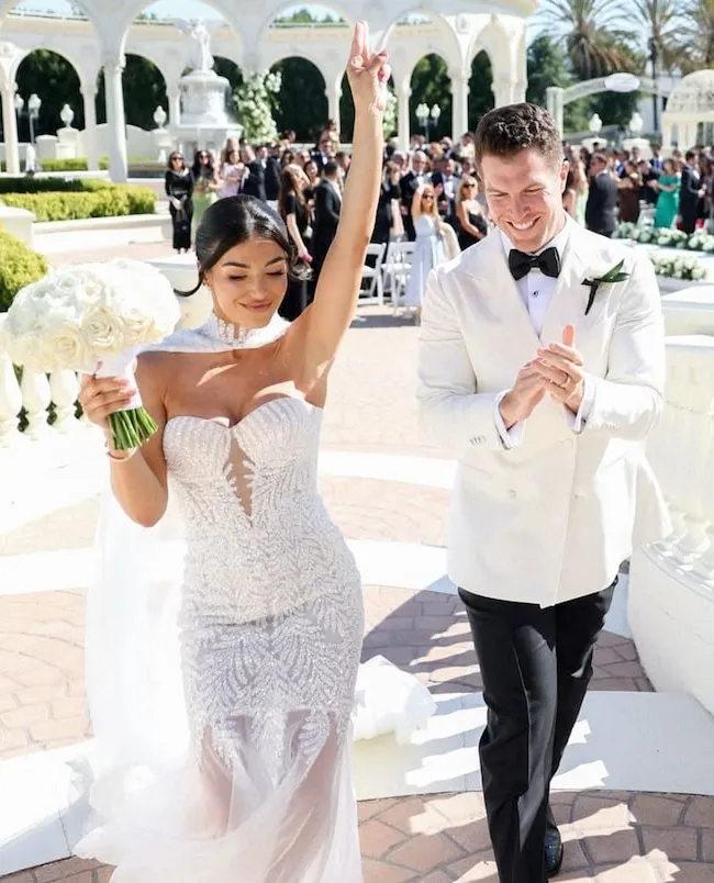 Melina Nasab Marries Max Keefe in Lavish Wedding with Bachelor Nation by Her Side: ‘Happiest Day of My Life’