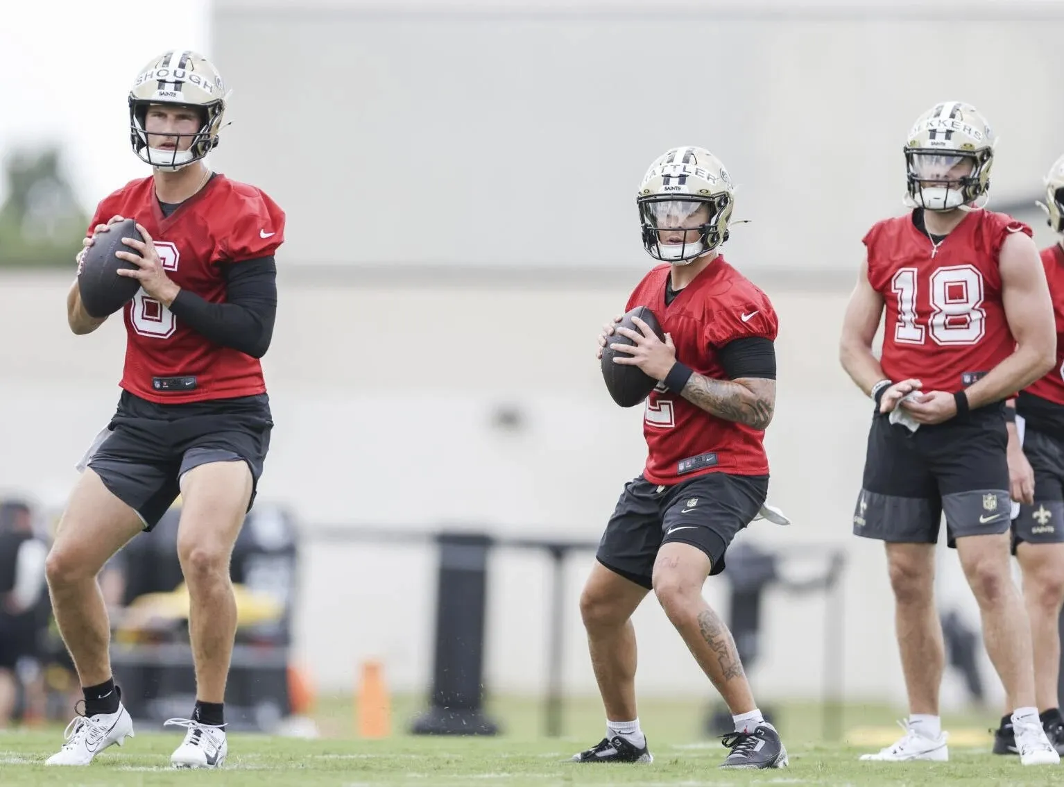 Spencer Rattler ignites fierce quarterback duel with Tyler Shough in New Orleans Saints’ training camp showdown