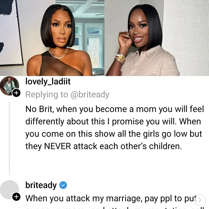 Brit Eady Responds to Criticism Over Mentioning Shamea Morton’s Daughter’s Illness as She Says ‘F* You’ to Shamea, Plus Claims Co-Star Spread Gay Rumors ngocc