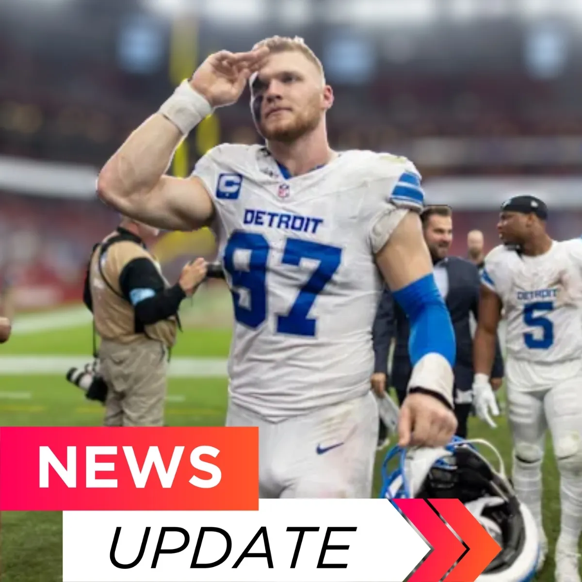 Lions' Star Pass Rusher Issues Statement On Fake A.I. Posts