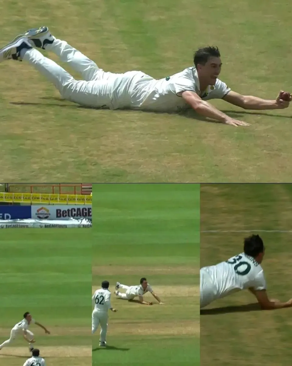 Watch: "Greatest Catch Ever" - Pat Cummins' Stunner Off Own Bowling vs West Indies Sets Internet Abuzz