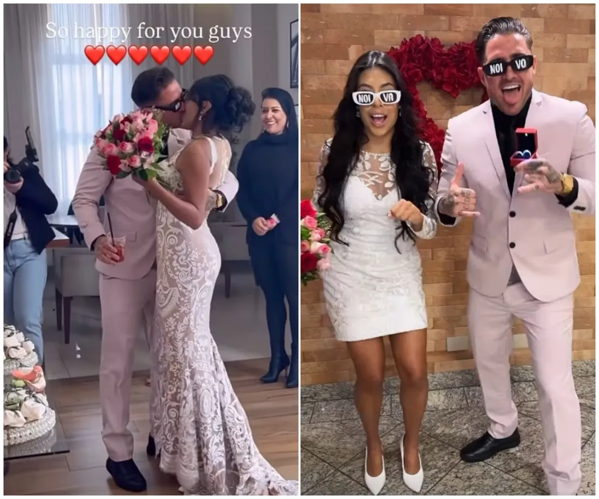 Sex offender Stephen Bear, 35, reveals he has married Brazilian girlfriend Miami, 18, as he shares cringeworthy posts - a year after his prison stint for Georgia... - suong