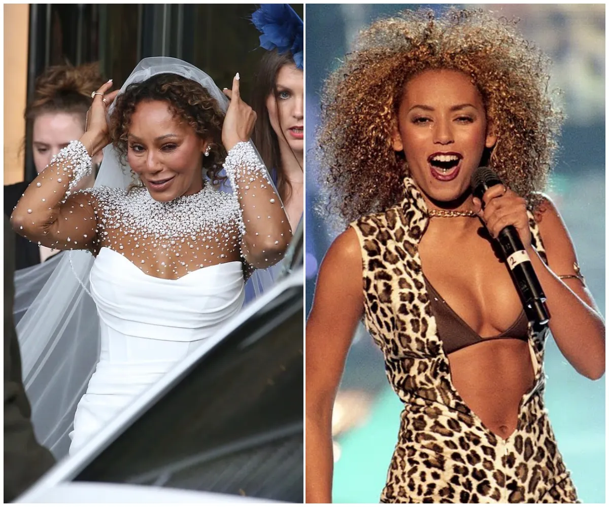 ‘Strength, sensuality and timeless glamour’ – Mel B stuns in pearl-embellished bridal gown for wedding at St Paul’s Cathedral as designer reveals emotional meaning behind dress that broke with her leopard-print legacy - suong