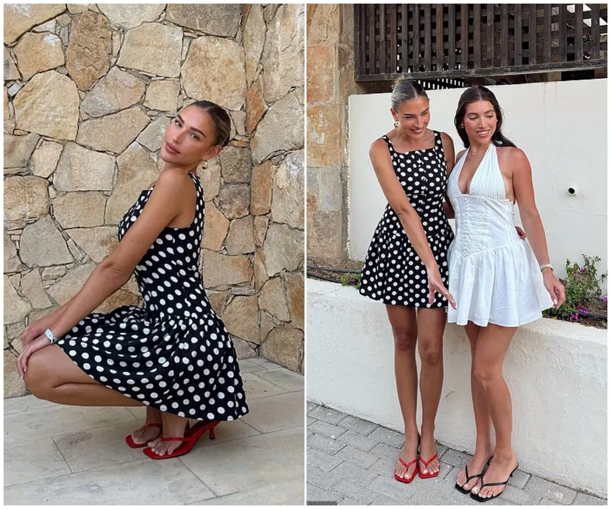 Radiant Zara McDermott puts on a leggy display in flirty polka dot mini dress during sun-soaked girls’ getaway – as she breaks silence on Sam Thompson split and seals her place in Louis Tomlinson’s inner circle with cuddly ... - suong