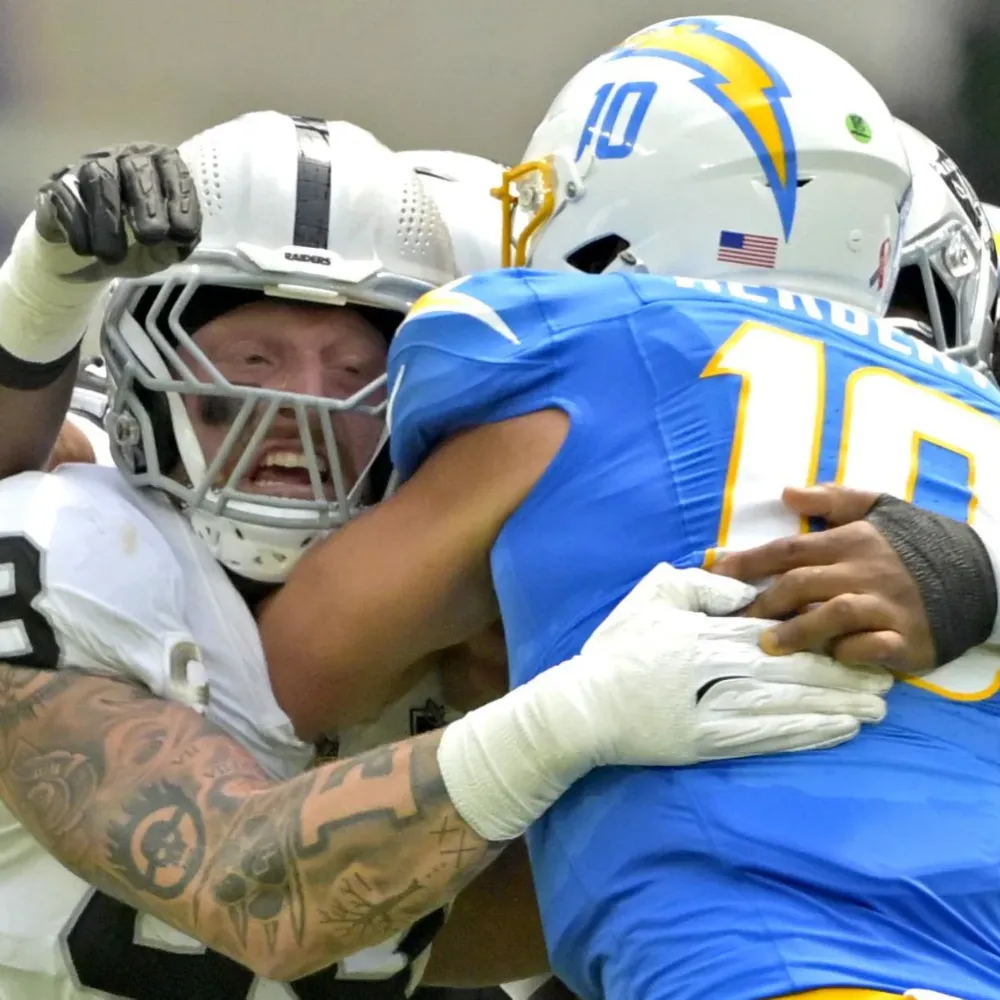 ‘All hype, no results’ – Raiders’ bitter AFC West rival Justin Herbert called out after five playoff-less seasons as Geno Smith trade fuels Vegas hopes of closing the QB gap - suong