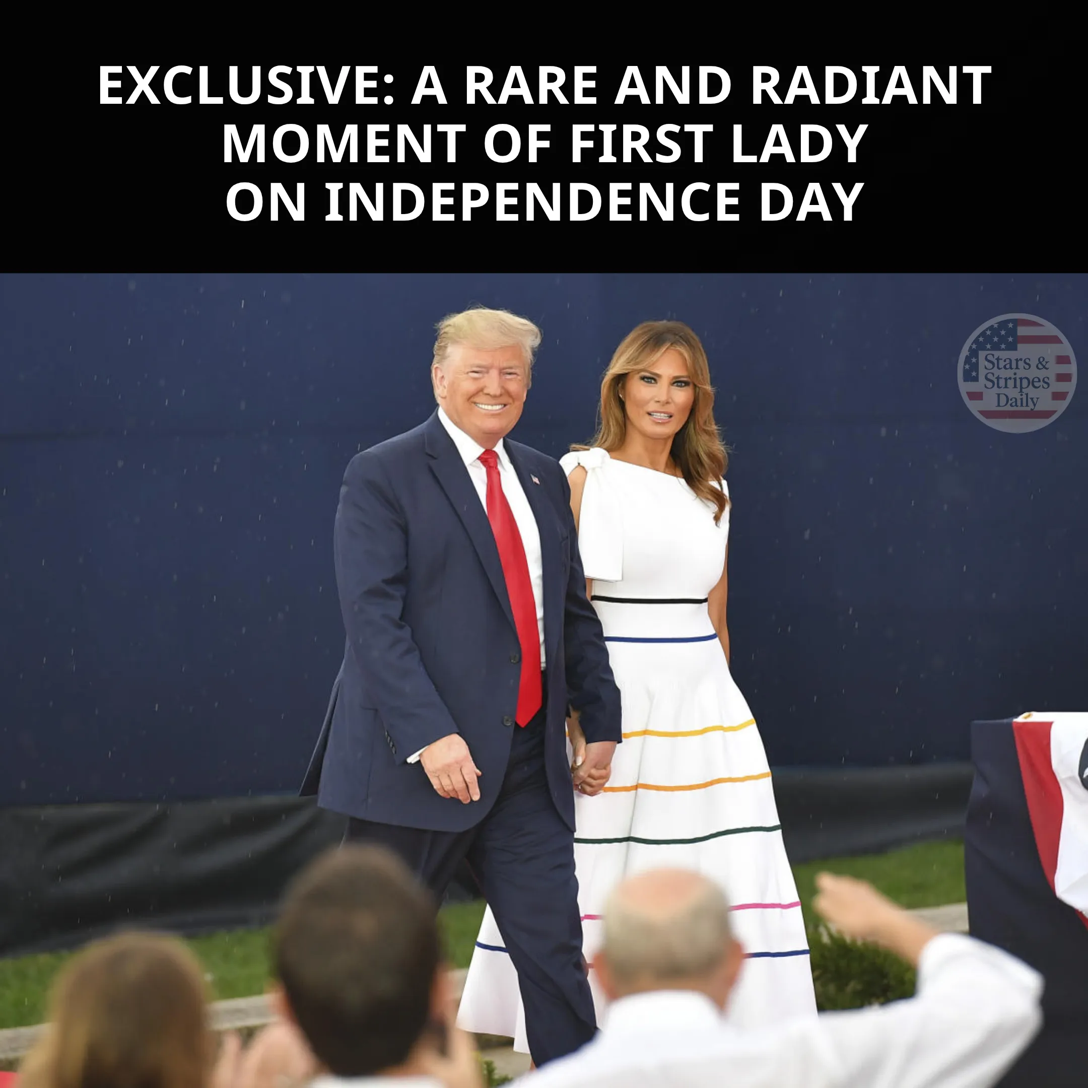 A Rare and Radiant Moment as First Lady at Independence Day Celebration