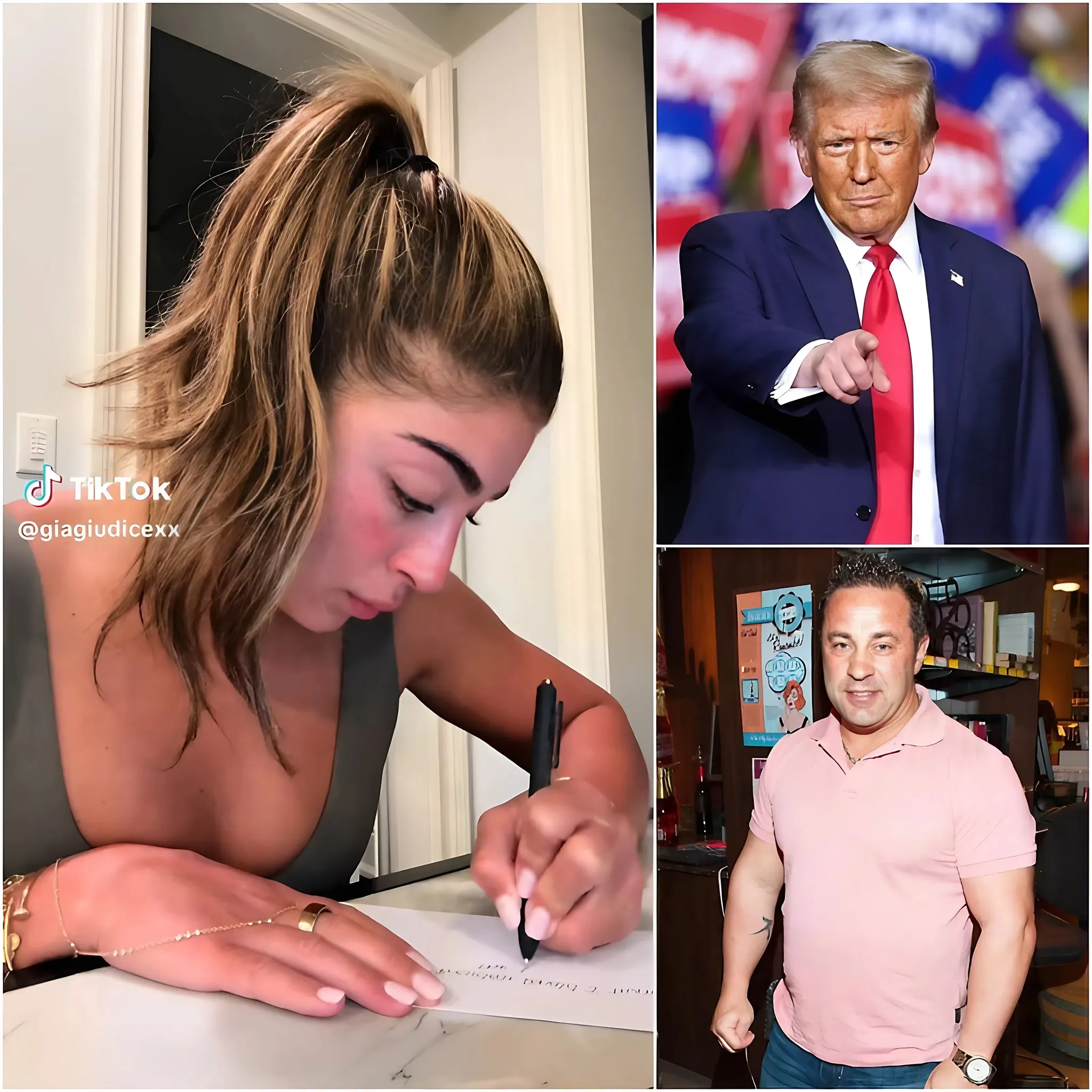 Gia Giudice Sends Letter to President Trump Asking for Pardon for Dad Joe Giudice