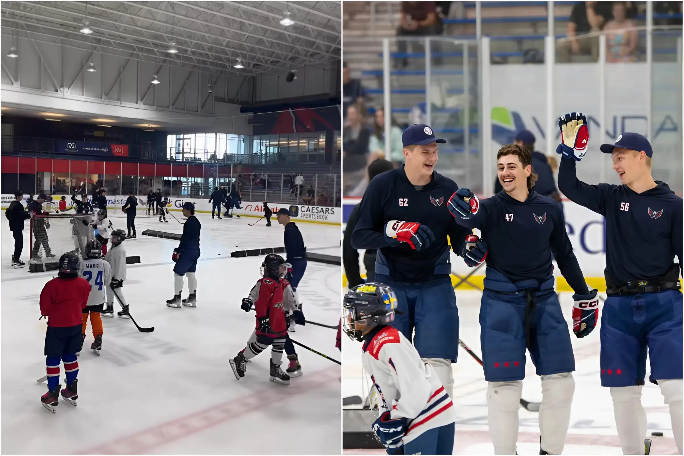 Capitals Prospects Inspire the Next Generation at Youth Hockey Clinic with 65 Local Players trucc