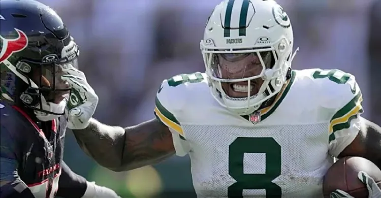 Josh Jacobs Racing Aaron Jones to NFL Milestone