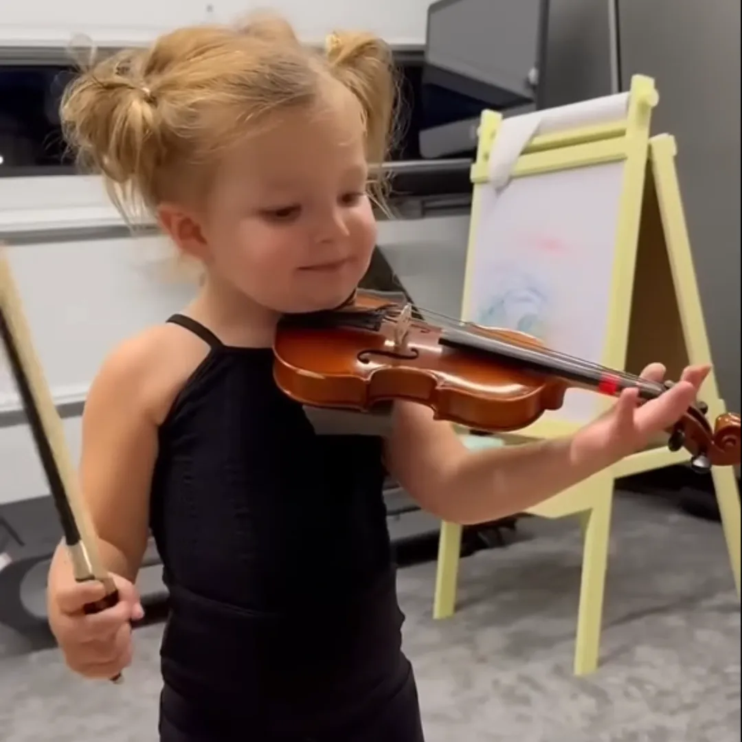 3-Year-Old Angelica Goes Viral with Her Stunning Violin Performance and Angelic Voice