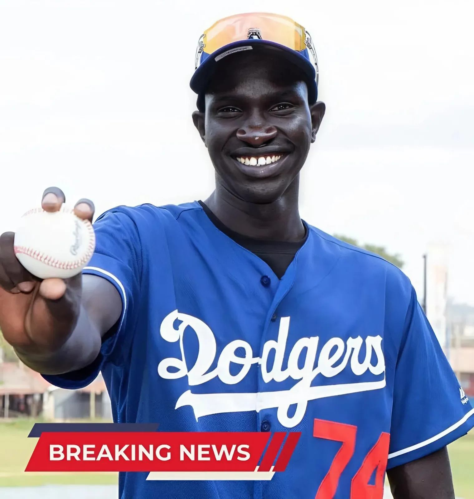 17-Year-Old Dodgers Pitcher Pumps 97 MPH Fastball At 6-Foot-7 As First Sudanese Player In MLB