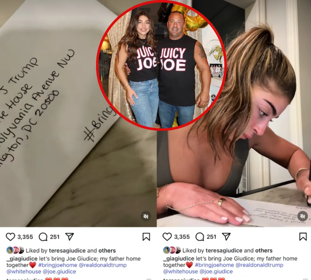 RHONJ’s Gia Giudice Asks Donald Trump for a Pardon for Dad Joe, Talks “Emotional Limbo” & Admits to Feeling Inspired by the Chrisleys, Plus Teresa Reacts