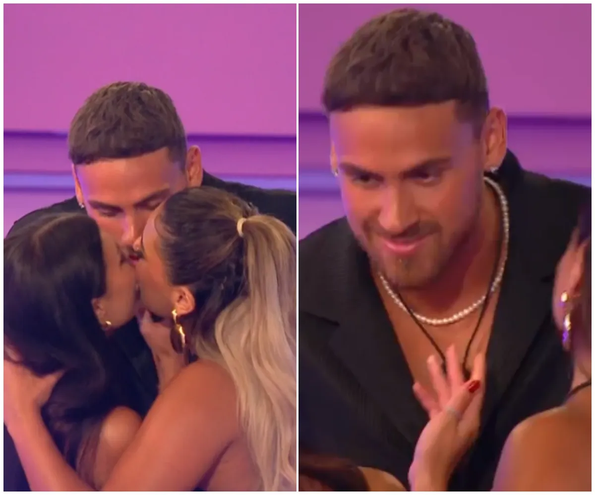 ‘Is Ben lipsing two at a time?’ – Love Island explodes as Ben Holborough locks lips in steamy three-way snog with Casa Amor bombshells – including Harry’s ex – during racy dare that leaves villa stunned - suong