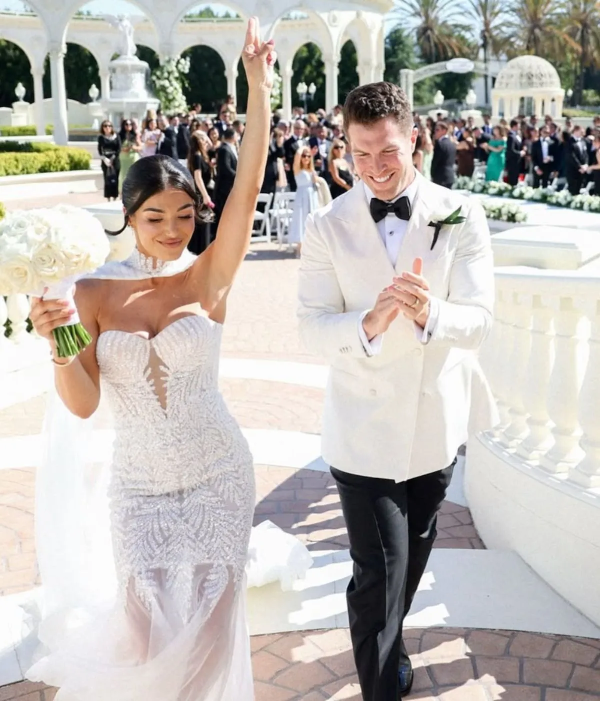 Melina Nasab Marries Max Keefe in Lavish Wedding with Bachelor Nation by Her Side: ‘Happiest Day of My Life’