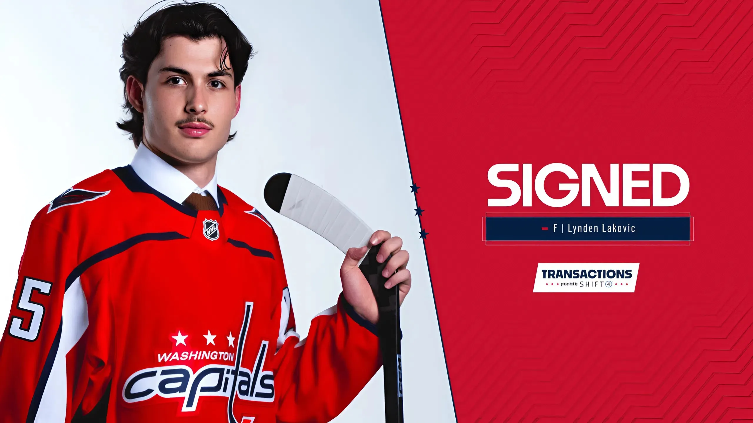 Capitals Sign Lakovic, 27th Pick of 2025 NHL Draft, to Entry-Level Contract trucc