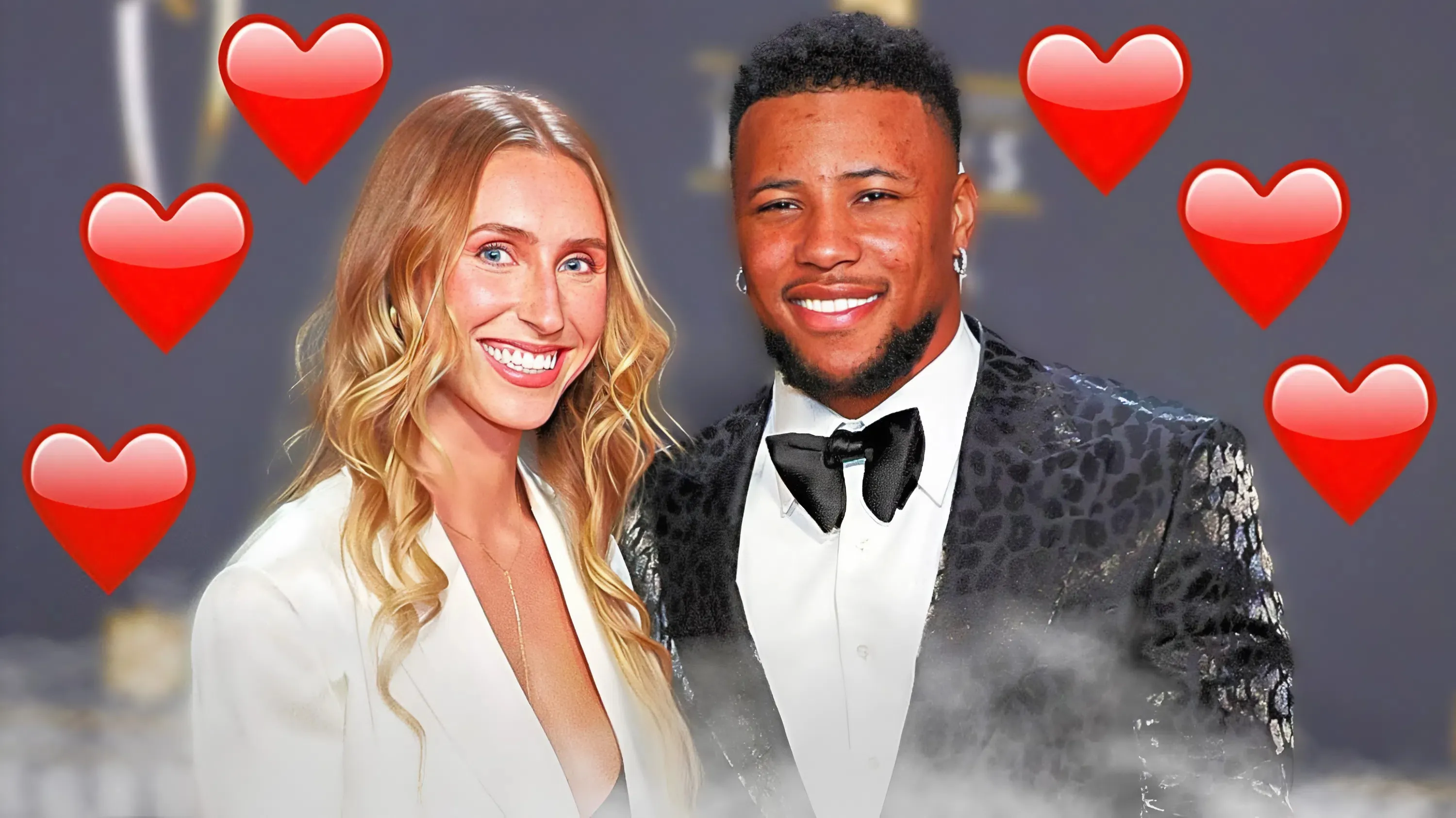 Saquon Barkley details how fiancée Anna Congdon is instrumental to NFL career