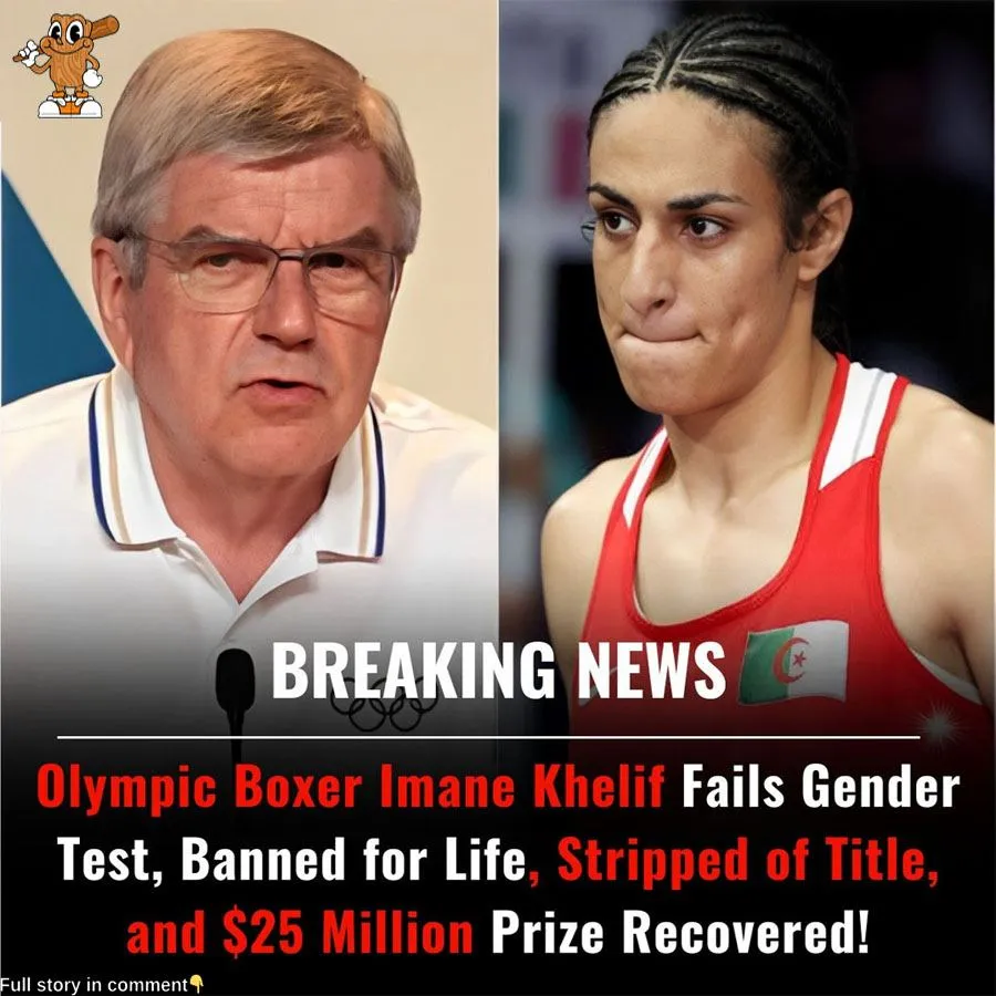 Olympic boxing star Imane Khelif has been hit with a lifetime ban after failing a gender test Olympic boxing star Imane Khelif has been hit with a lifetime ban after failing a gender test