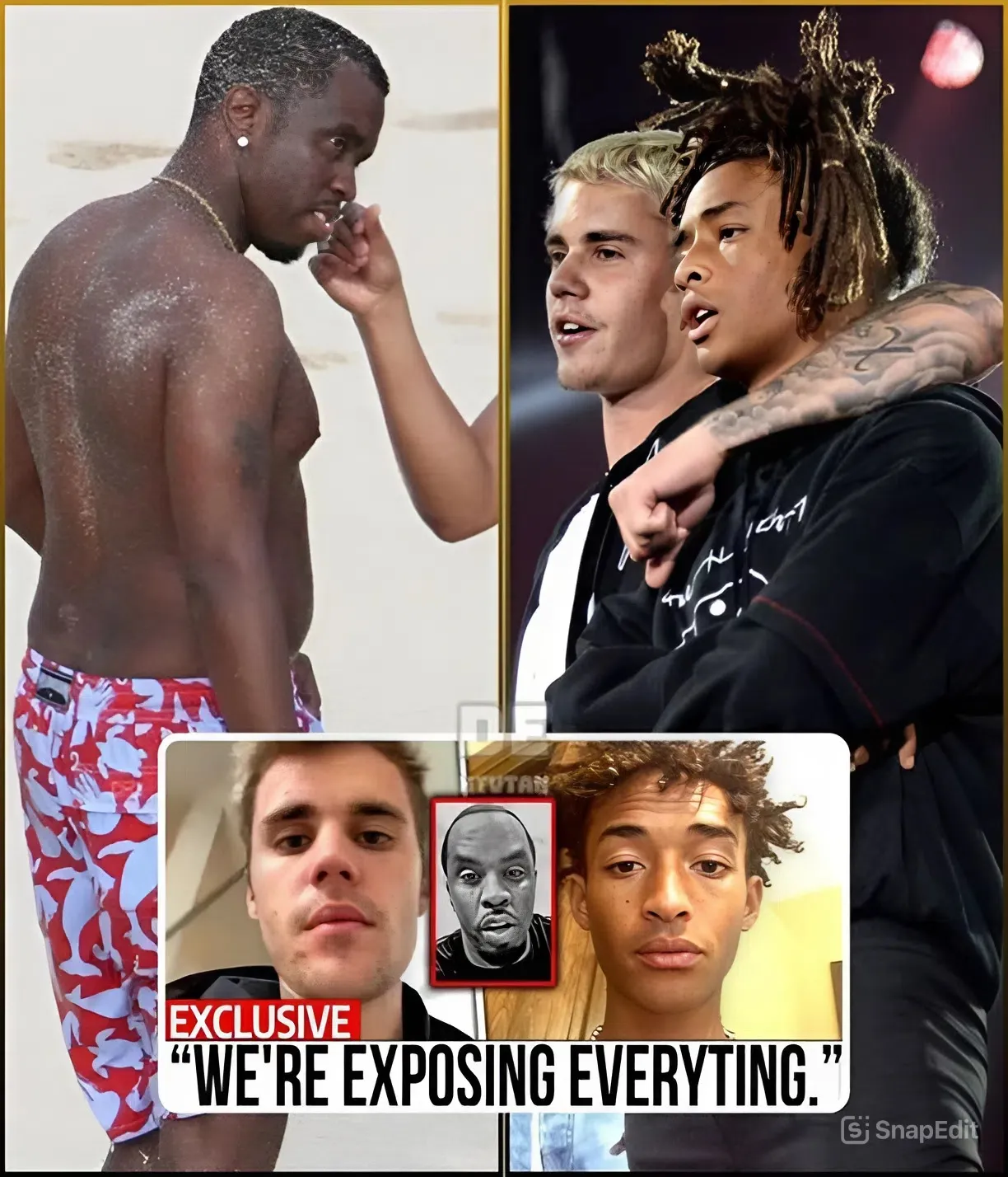 HOT: Us News Update Justin Bieber & Jaden Smith TEAM UP To EXPOSE Diddys Scum Cave!