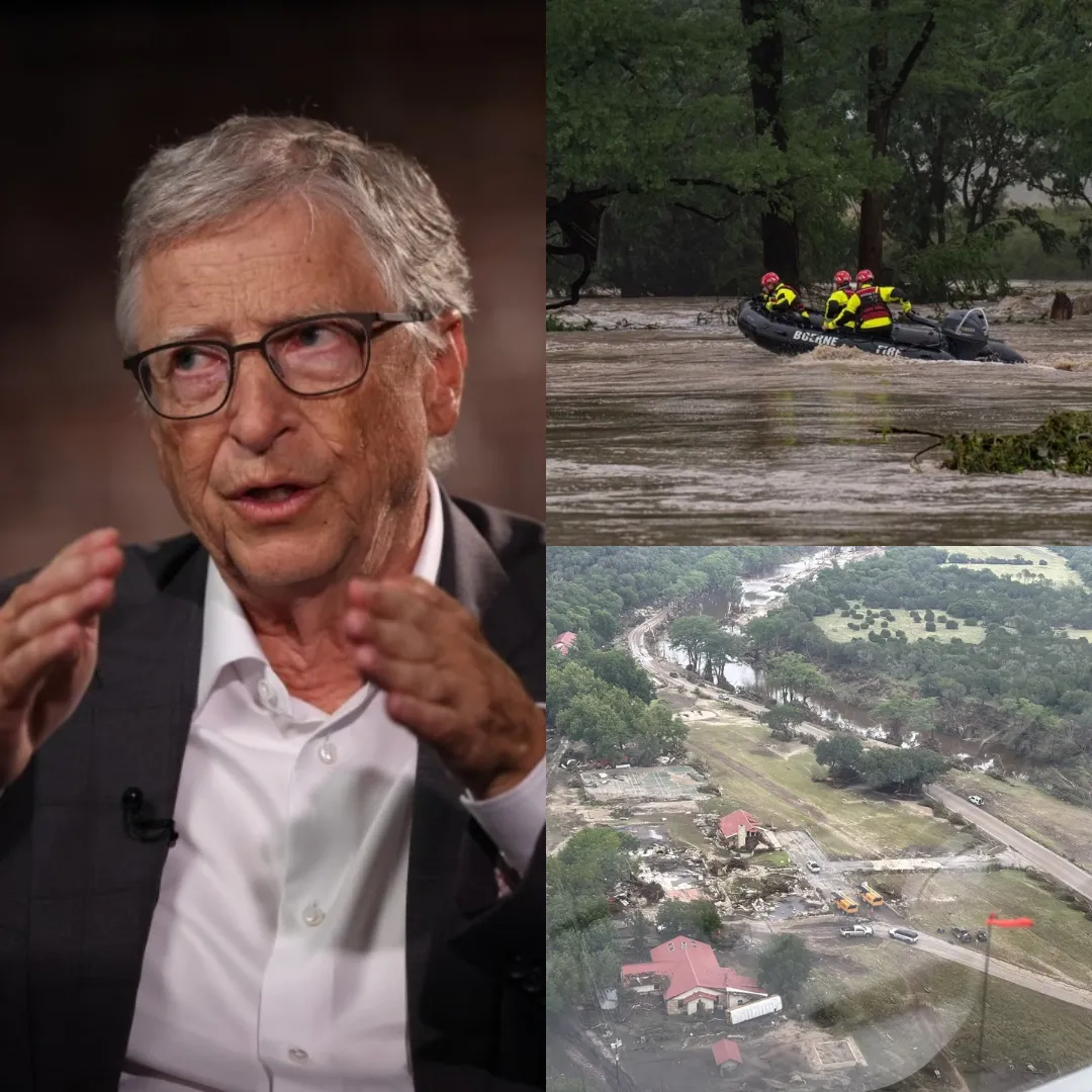 Bill Gates Donates $100 Million to Texas Flood Victims After Tragic Disaster Claims 82 Lives