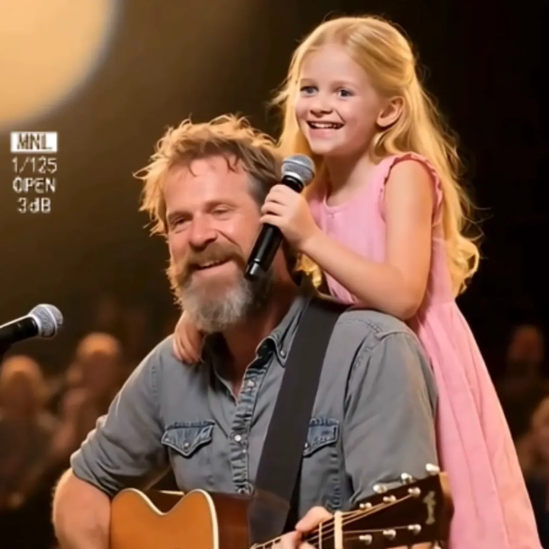 5-Year-Old Sings a Heartfelt Song Her Disabled Father Taught Her and Captivates the World