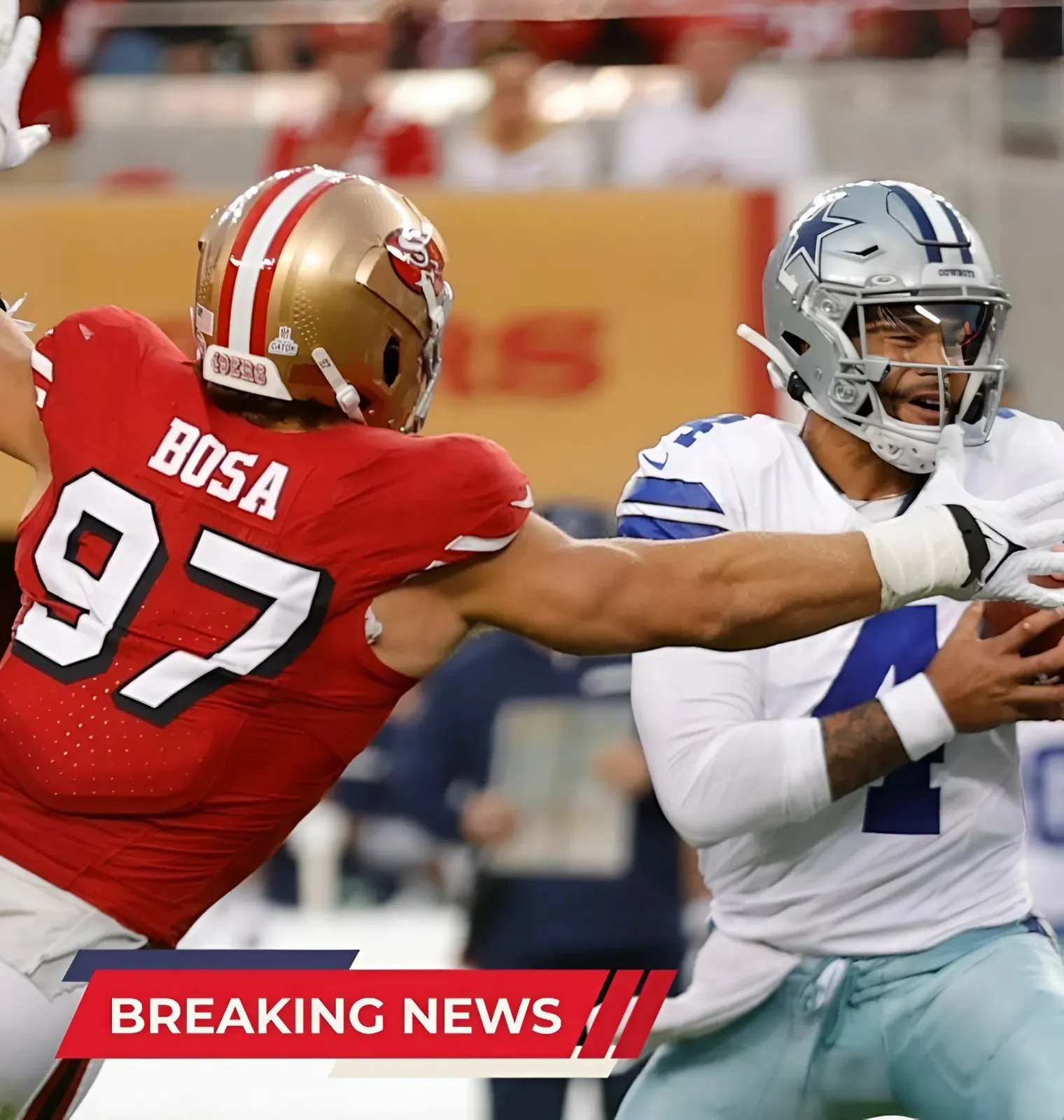 Nick Bosa trolled the Cowboys in the best way possible on July 4
