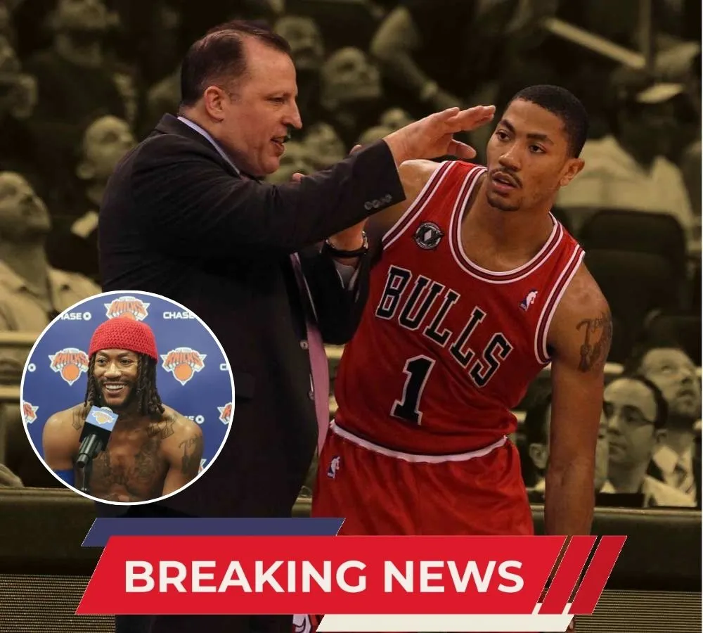 NBA Legend Derrick Rose Reacts To New York Knicks Firing Tom Thibodeau