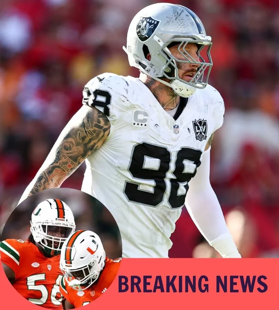 Raiders Predicted to Give Maxx Crosby Award-Winning Running Mate