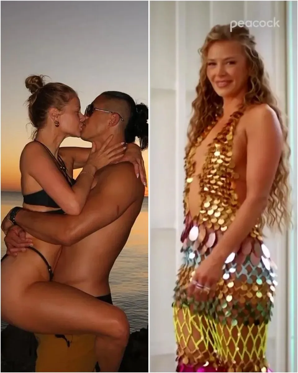 Love Island USA host Ariana Madix straddles fitness trainer boyfriend in barely-there bikini on night off in Fiji