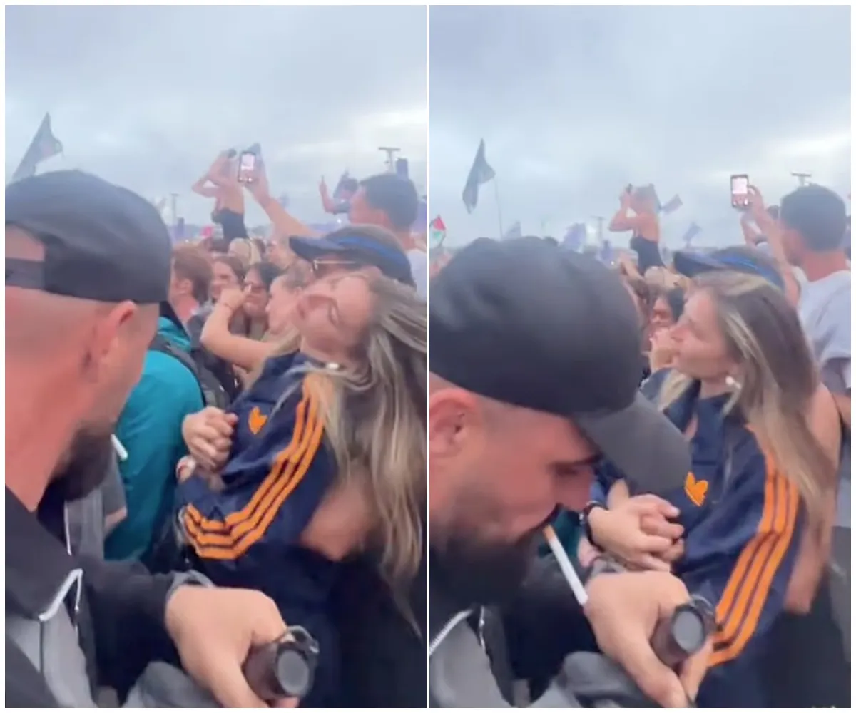 Zara McDermott and Louis Tomlinson caught on camera packing on the PDA at Glastonbury – fans stunned as One Direction star wraps arms around Love Islander during wild dance to Skepta, weeks after tension-filled run-in with ex Sam Thompson - suong