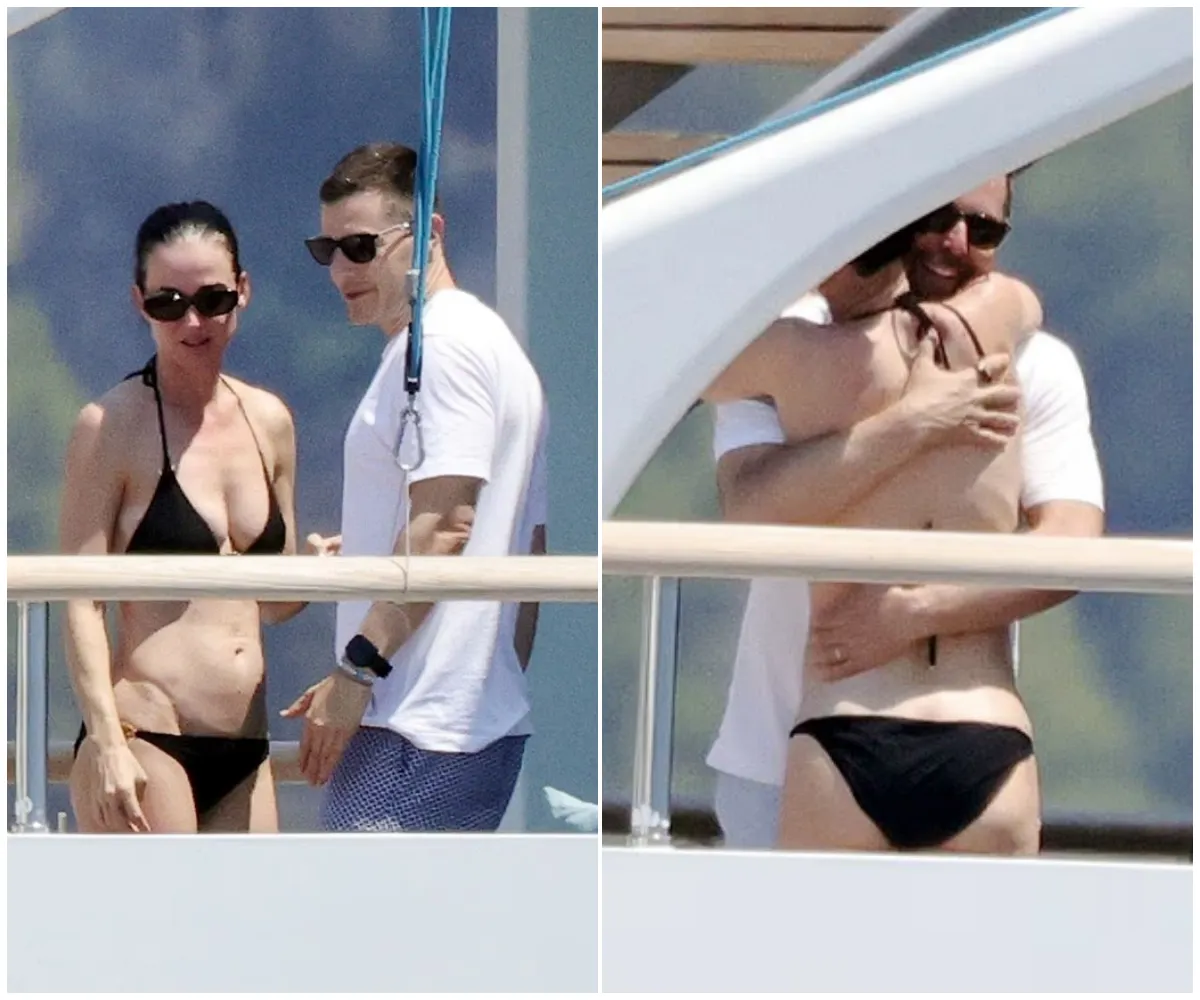 Newly single Katy Perry flaunts jaw-dropping figure in barely-there black bikini aboard luxury 'family' yacht with ex Orlando Bloom – as she laughs with male companions and steals the spotlight just days after emotional split goes public - suong